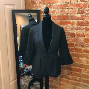 Studio M Ruffle Blazer